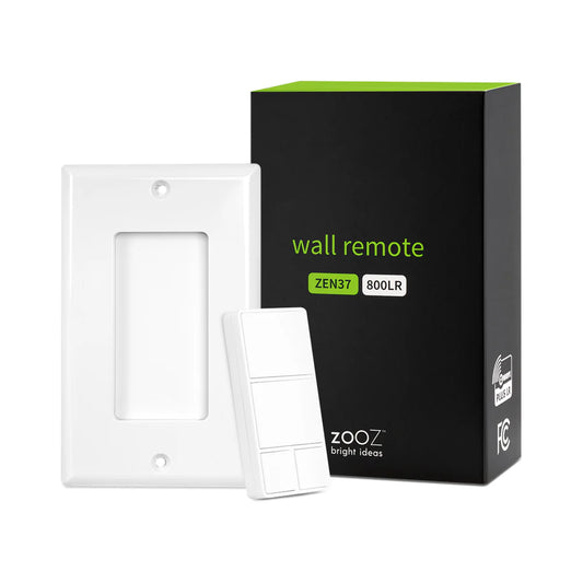 ZOOZ 800 SERIES Z-WAVE WALL REMOTE ZEN37 800LR (BATTERY POWERED)